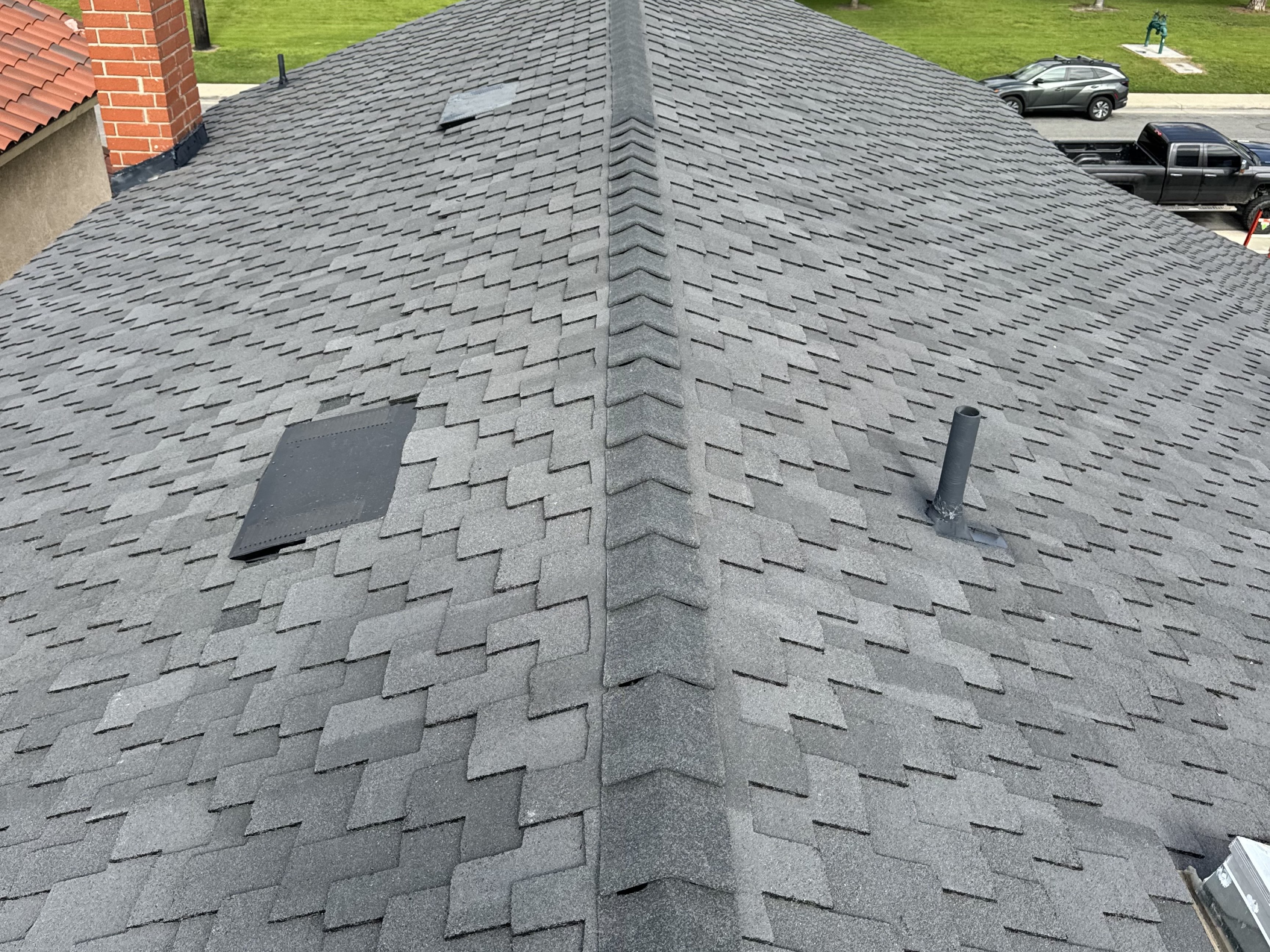 Asphalt shingle roof
